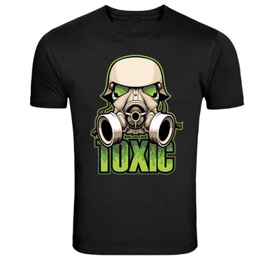 Soldat mit Gasmaske Grafik T-Shirt