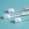Muji-Style Macaron 3-Piece Soft Bristle Toothbrush Set for Adults