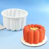Round Bento Cake Silicone Mold Chocolate Mousse Mould Soap Candle Making Moulds Kitchen Bakeware Dessert Tools