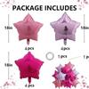 12Pcs 18Inch Multicolor Star Balloon Foil Balloon Pentagram Helium Balloon Christams Birthday Party Wedding Decoration