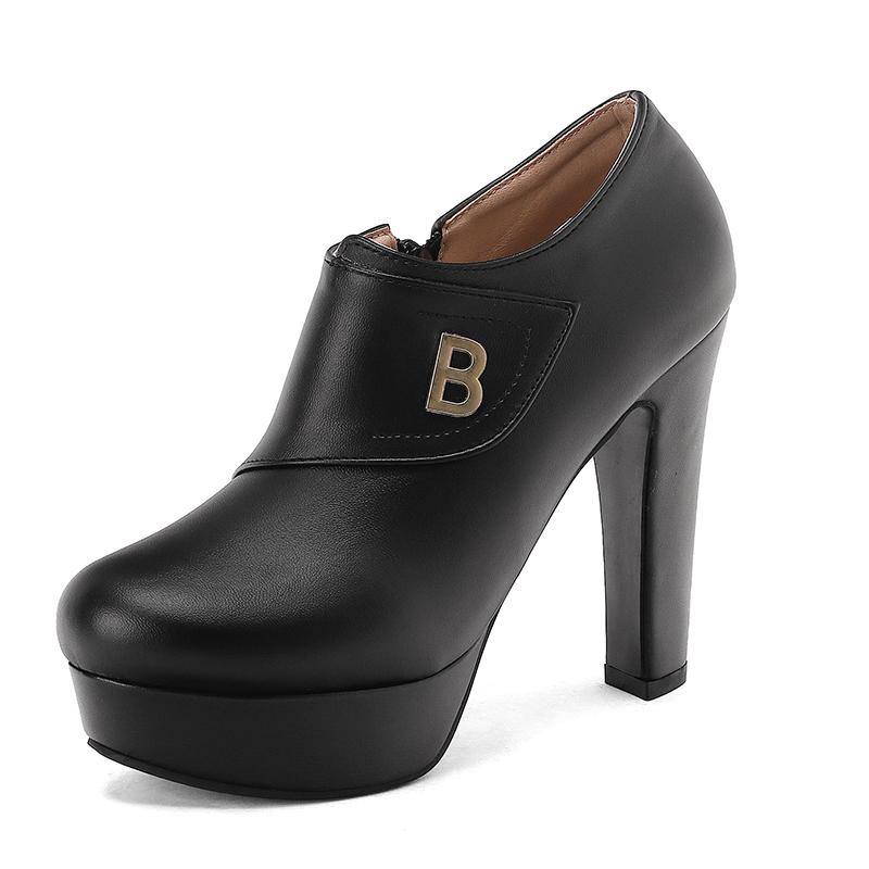 Women`s high-heeled single shoes spring and