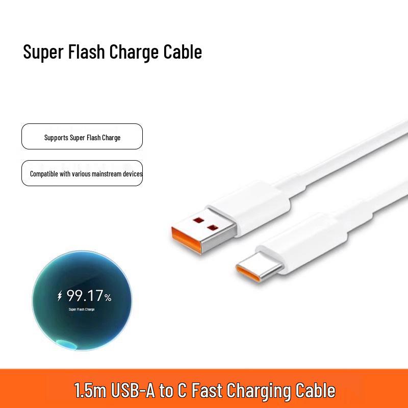 Huawei & Honor Dual-Port 88W Super Fast Charging Type-C Cable Set