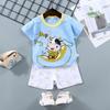 2PCS Mother Kids Clothes Children's Sets Boys Girl T-shirt Shorts Summer Short Sleeve Baby Children Clothing Toddler Suit