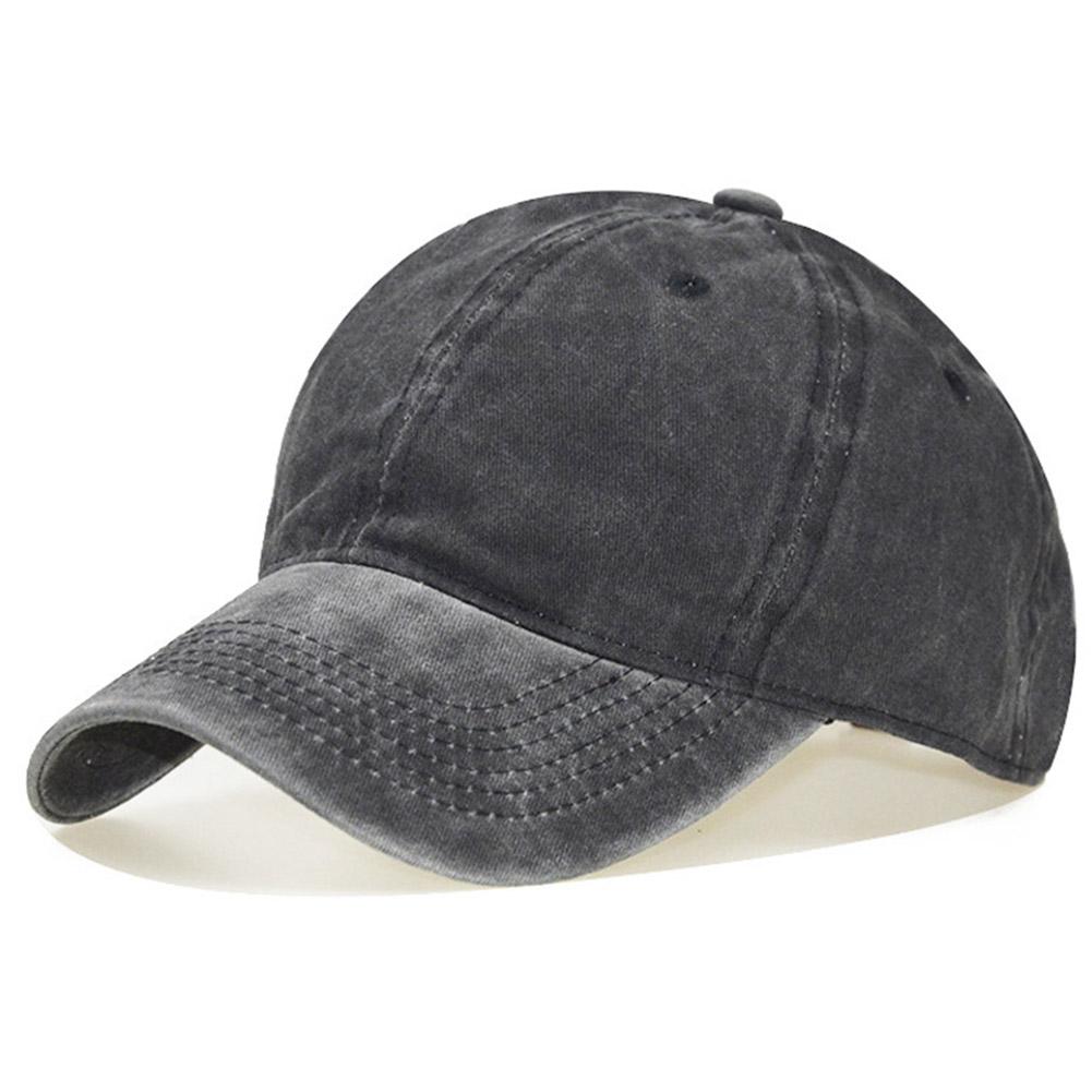 Unisex Vintage Washed Cotton Adjustable Sun Hat Baseball Cap