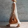 European and American loose and comfortable sleeveless zipper can wear women's dresses in spring and autumn