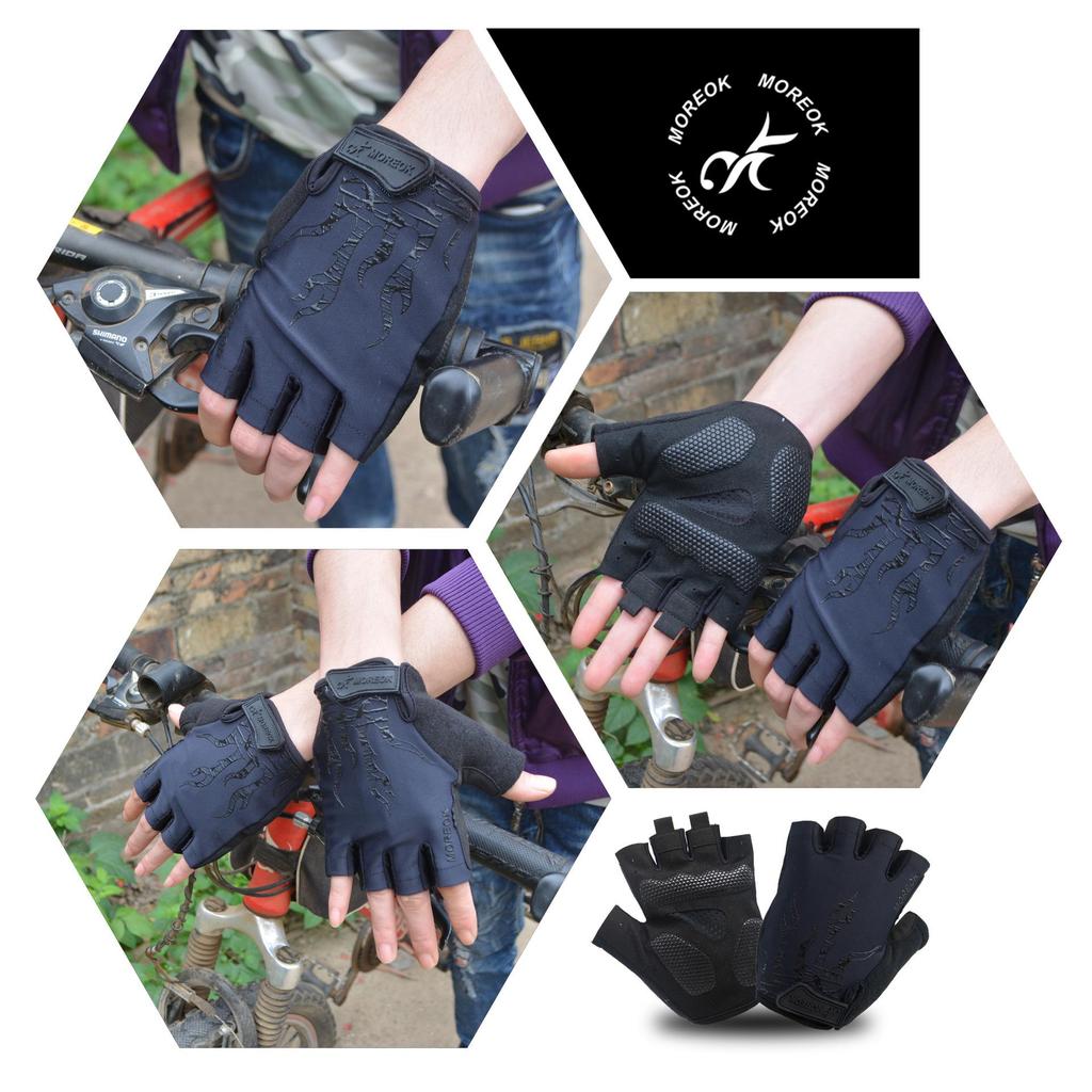 New Mountain Road Bike & Motorcycle Half-Finger Riding Gloves for Outdoor Sports