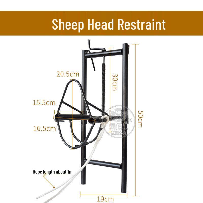 

Adjustable Sheep Holding Rack for Shearing, Injection & Milking