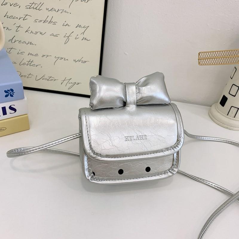 Shoulder Kid Fashion Crossbody Bag With Featuring Polka Dot Prints And Bow Decor