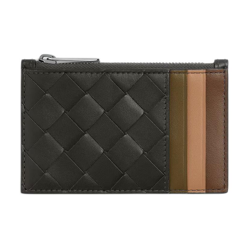 Bottega Veneta Intrecciato Woven Zipper Card