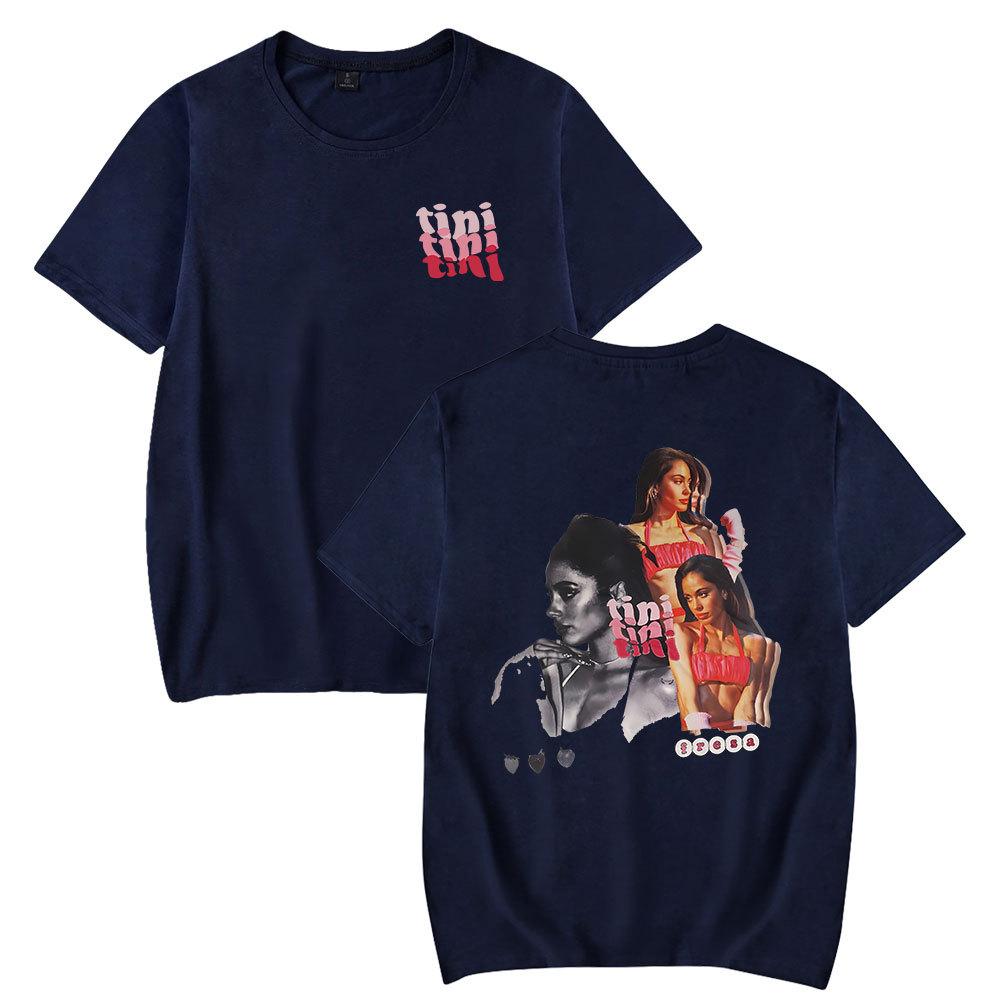 Tini Stoessel T-Shirt Sommer Kurzarm T-Shirt Grafik T-Shirt Fitness Tops