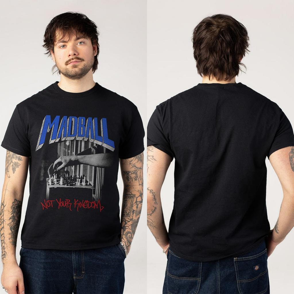 T-shirt in Cotone Grafica Y2k Madball Unisex Estiva Manica Corta Marca di Moda Maglietta Casual di Lusso Vintage