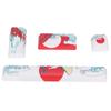 4Pcs Custom Keycaps Comfortable Feel Abrasion Resistance Cartoon Pattern DIY PTB Keycaps for