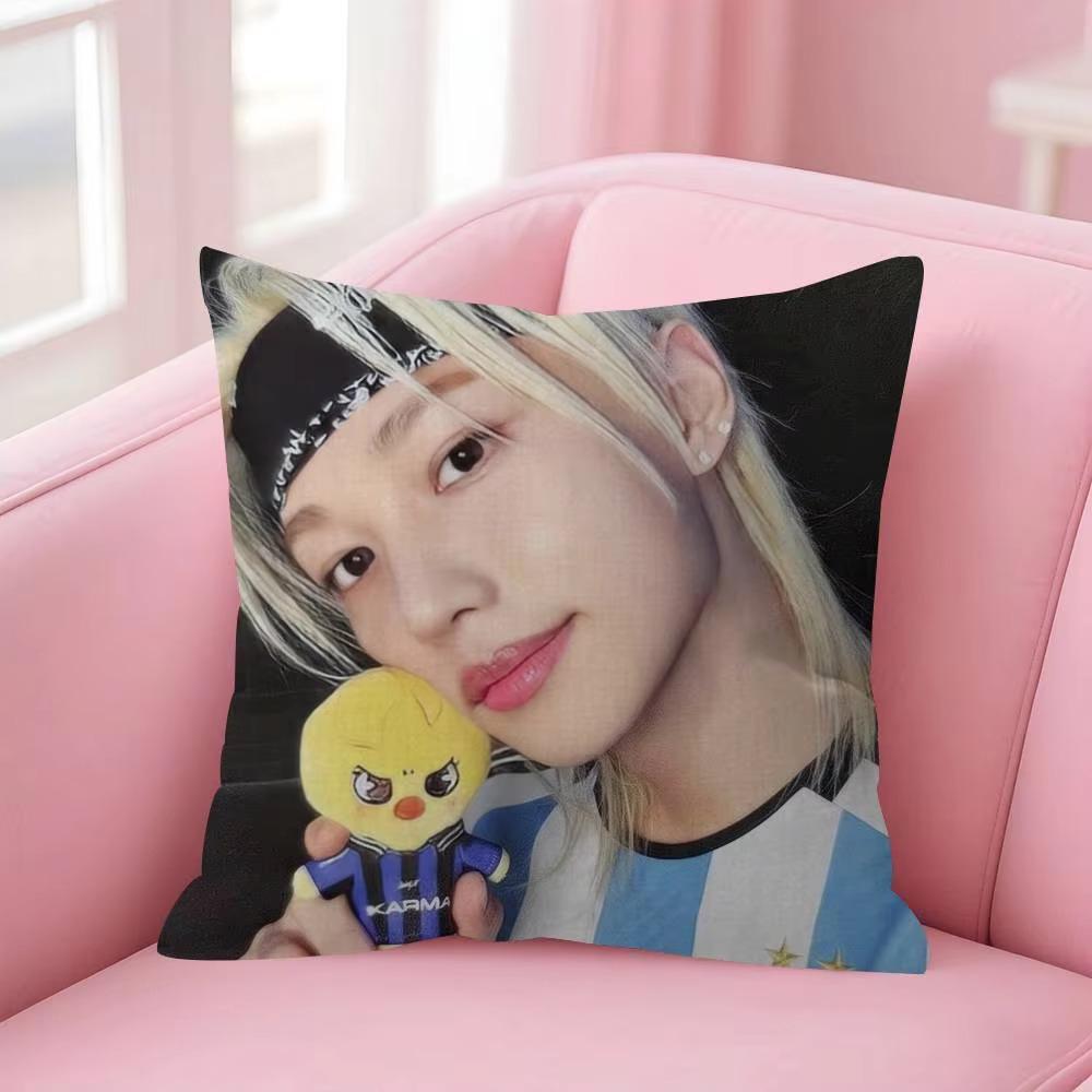 Felix Idol Double Sided Pillow Cover, Soft Polyester Aesthetic Print Cushion for Sofa Bedroom Living Room Car Home Decoration