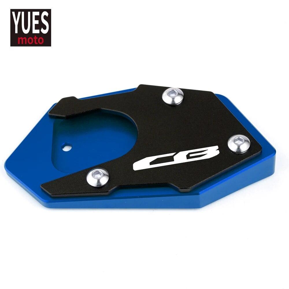 Motorcycle Accessories Support Enlarge Side Stand Extension Plate For Honda CB150R CB300R CB500F CB500X CB650F CB650R CBR650R