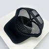 New Unisex Color Block 3D Printed Letter Baseball Hats Sunshade Hip Hop Breathable Personal Trucker Caps Mesh Versatile Fashion