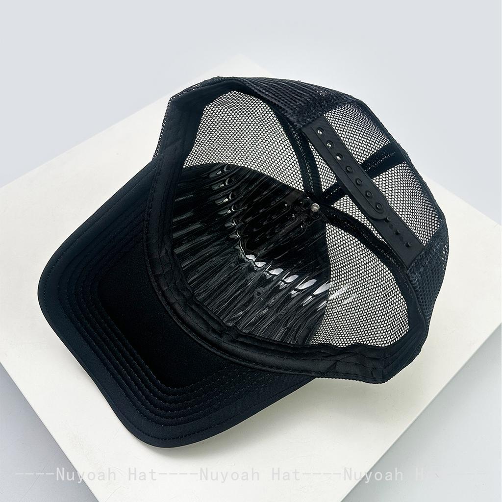 New Unisex Color Block 3D Printed Letter Baseball Hats Sunshade Hip Hop Breathable Personal Trucker Caps Mesh Versatile Fashion