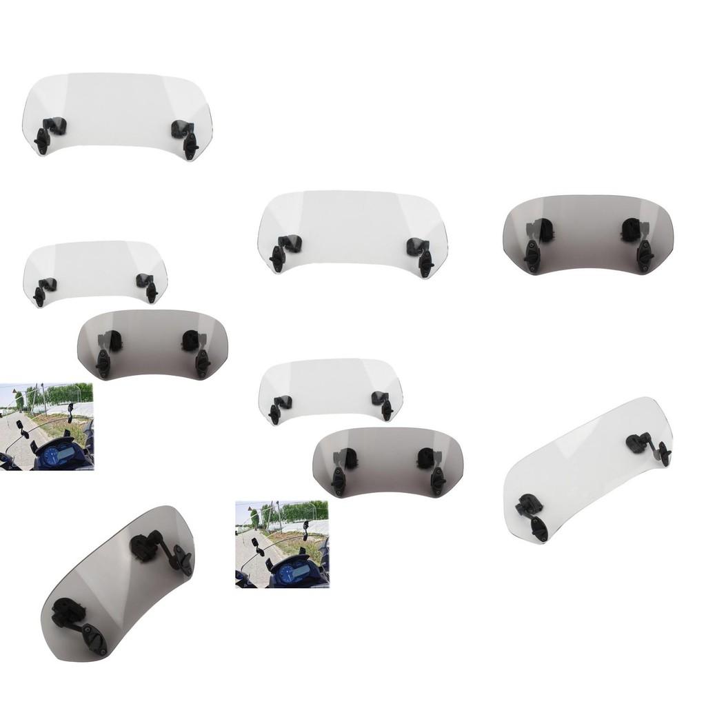 Versatile Motorcycle Adjustable High Windshield In Clear And Gray Colors