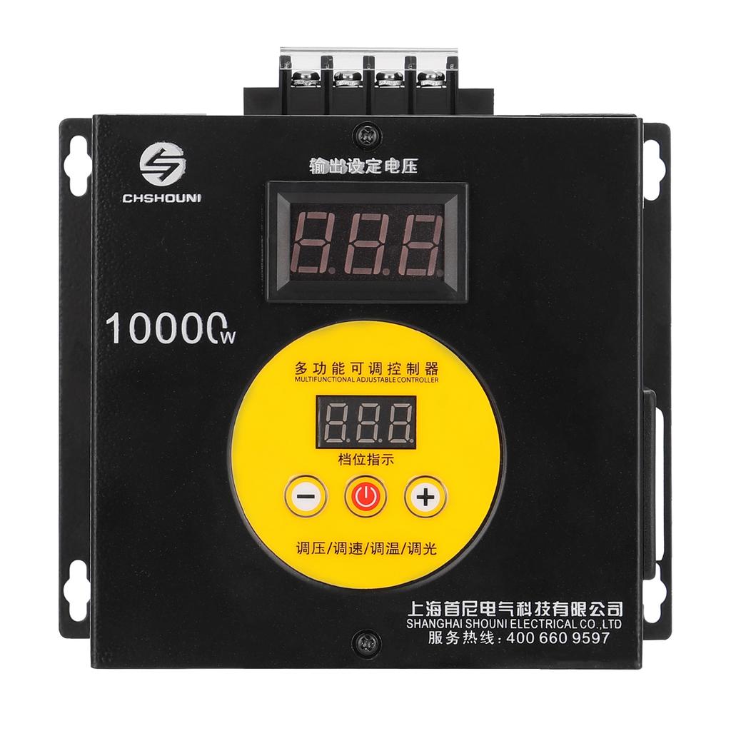 10000W Household Compact   Voltage Controller Portable Speed Temperature Light Voltage   Regulator Dimmer