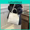 Modern Large Capacity 2024 Simple Solid Color Pu Tote Handbag For Commuting And Everyday Fashion Needs