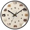 Lovely Cat Collection Wall Clock Silent Wall Watch Cute Cartoon Cat Art Home Decor Creative Gift For Family
