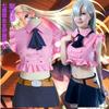 Deadly Sins Cosplay Costume, the Seven Original Sins, the Female Protagonist Elizabeth, Cosplay Short Skirt Four-Piece Set, Cosplay Clothing In Stock