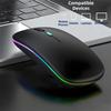 Mute Function Wireless Mouse Silent Design Computer Mouse Type-C Charging Optical Mouse  Office Use
