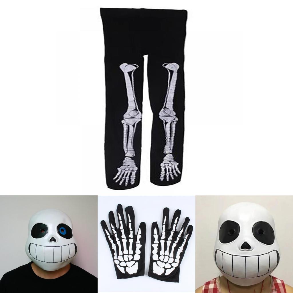 Stilvolles Spiel Undertale Sans Cosplay Kostüm Hoodie Set mit Handschuhen und Strümpfen