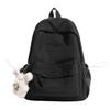Schoolbag1011 new small fresh solid color schoolbag female college student backpack travel bag travel simple lightweight small backpack