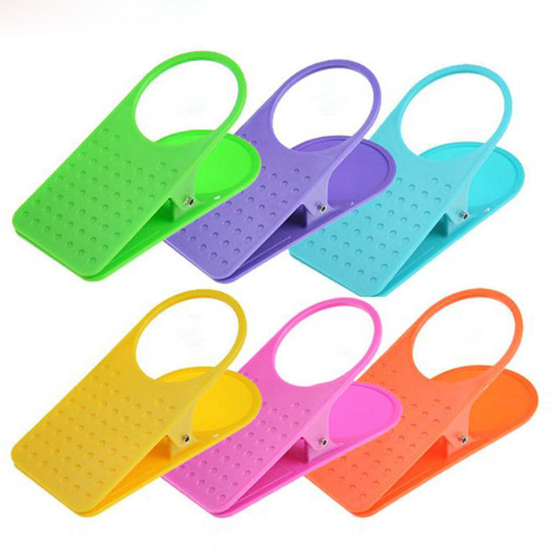 Creative Portable Drinking Cup Holder Clip Clamp for Desk Table Office Cup Coffee Drink Holder xqmg