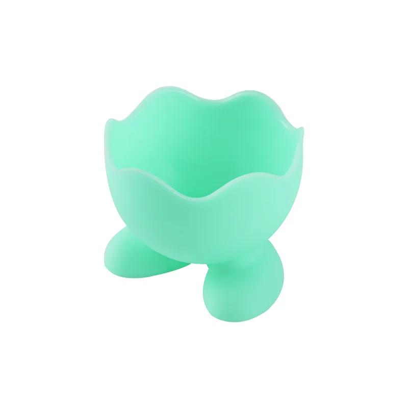 Silicone EggCup Holders Drying Egg Storage Rack Food Grade Boiler Egg Poacher Cups Bracket for Kitchen Breakfast Cooking Tools