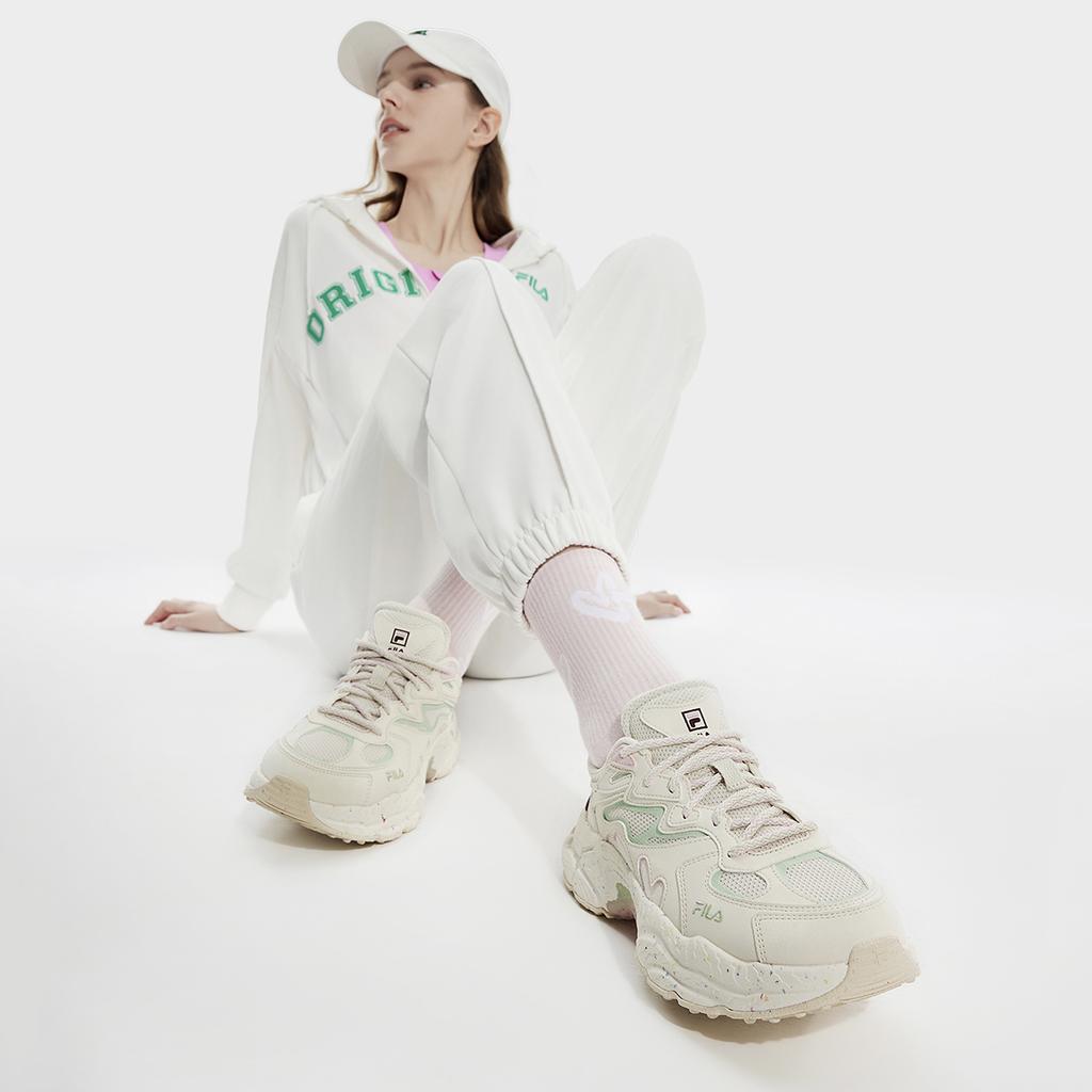 Fila Fern Casual Lightweight Low-Top Dad Sneakers Women Sneakers Ivory F12W411116FTS