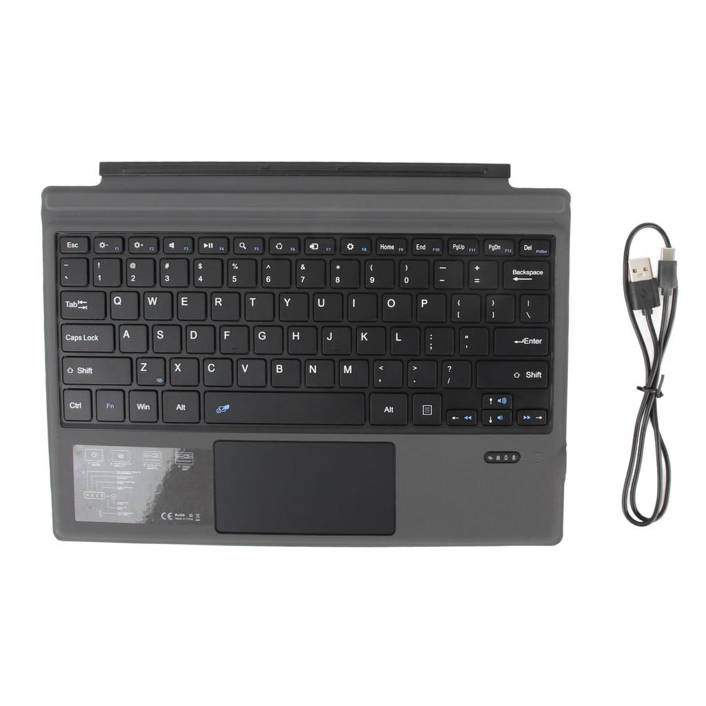 Bluetooth Keyboard Ultra Slim Portable Quiet Typing Magnetic Wireless Keyboard with Touchpad for Pro 3 4 5 6 7