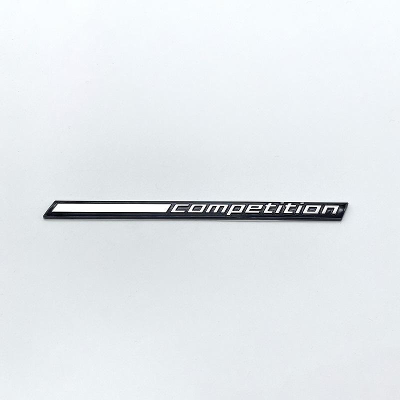 3D ABS Car Trunk Emblem COMPETITION Bar Underlined Emblem for BMW M2 M3 M4 M5 M6 M8 X2M X3M X4M X5M X6M X7M Badges Sticker