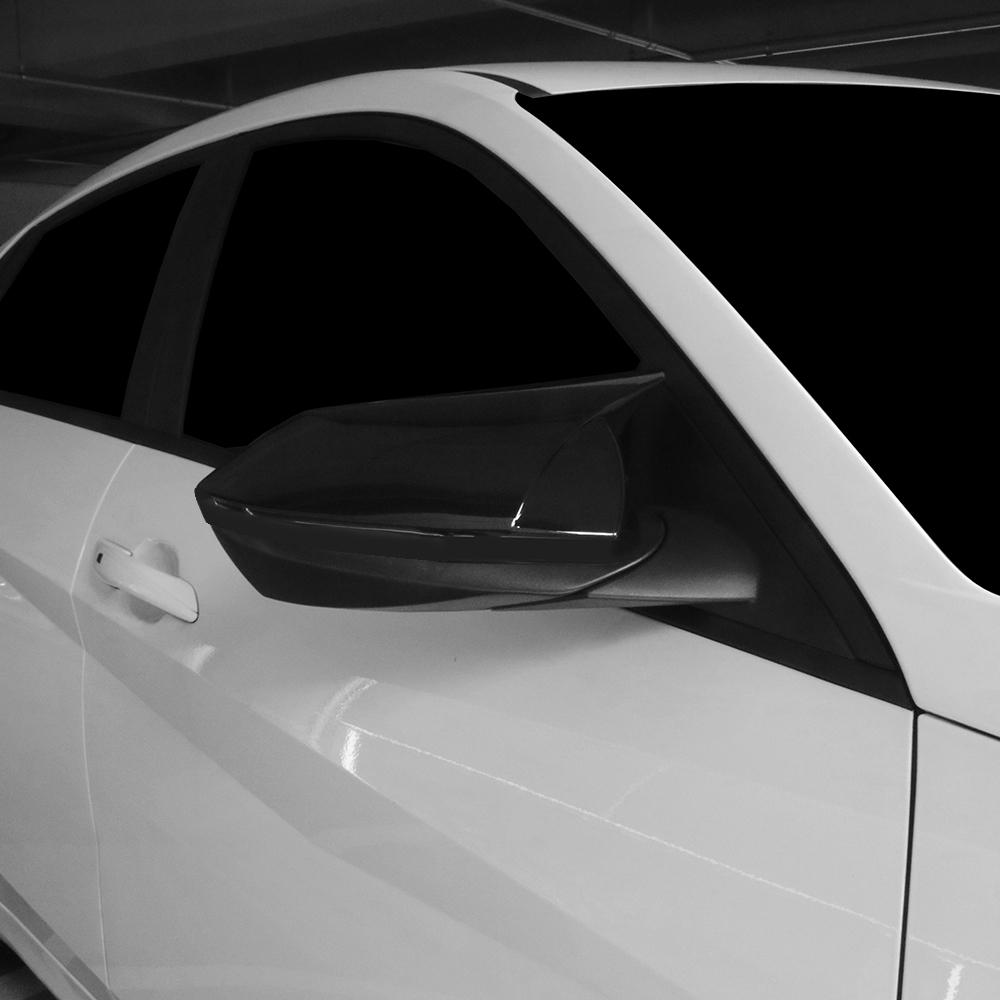 Carbon Fiber Rearview Mirror Cover Reverse Mirror Shell Cap Housing Trim For Hyundai Elantra /Elantra N 2026 2026 Accessories