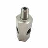 1/8'' BSPT Oil Pressure Sensor To Two NPT Adapter Turbo Supply Feed Line Gauge