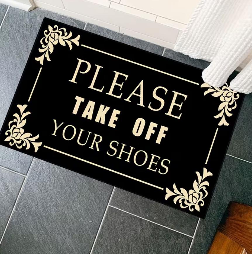 

Entrance Mat - Yes, You Really Need To Take Off Your Shoes Funny Welcome Mat Decorative Door Mat 40cm x 60cm