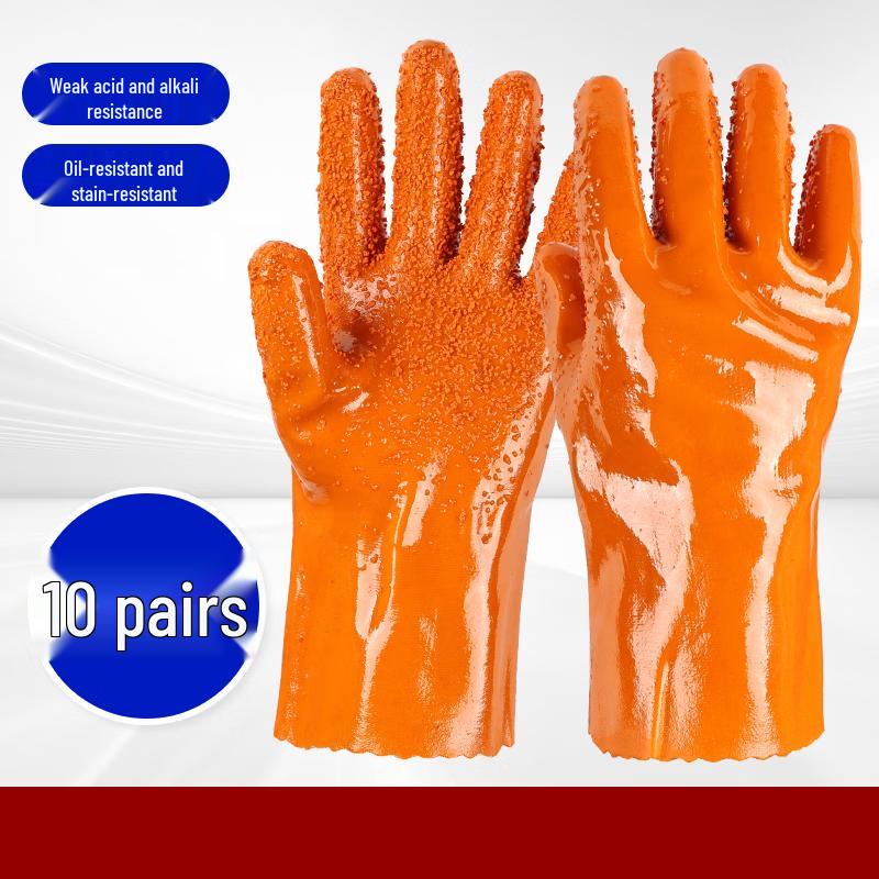 Xiong Xuemei Waterproof Anti-slip Work Gloves, 10 Pairs