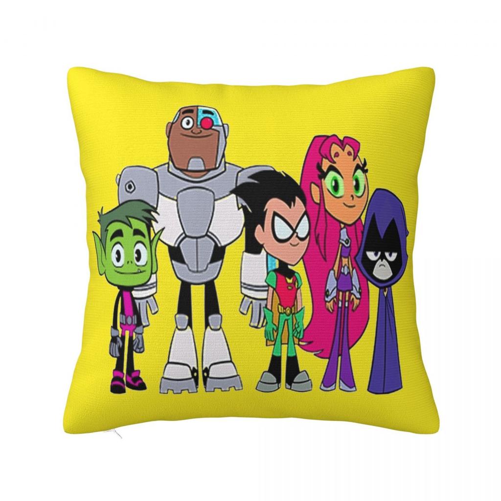 Pillow Cover Cartoon Go Custom DIY Cushion Cover T-Teen Fashion Pillow Case For Office Car Home Decorative Pillowcases
