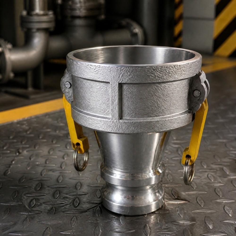 Aluminum Alloy Camlock Fitting Reducer Quick Coupler Adapter Industrial Fluid Transfer