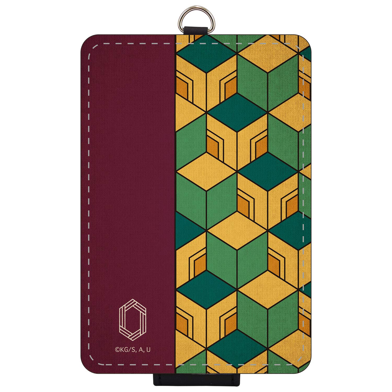

Bandai Demon Kimetsu no Yaiba IC Card Case Giyuu Tomioka Slayer KMY-10E зелений