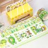 Talking Leisure Set Qiqi Cute Girl Heart and Hand Series Sticker Tape Cartoon Character Hand Painted Daily Material Decoration
