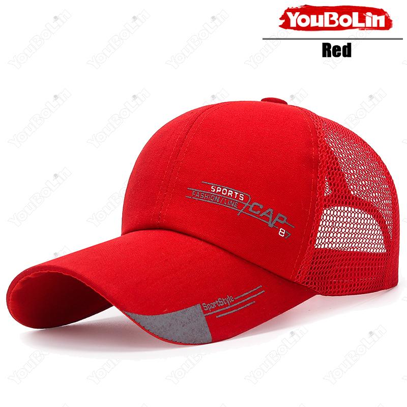 Men's and Women's Summer Breathable Mesh Cap, Extended Brim Sun Protection Cap, Outdoor Casual Sports Baseball Cap
