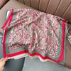 Women Winter Vintage Thickened Warm Imitation Cashmere Jacquard Versatile Scarf