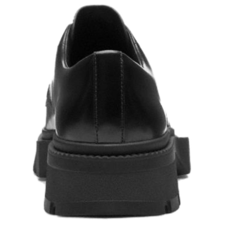 Coach Jonathan Leather Round Toe Lace-Up Casual Shoes Men Sneakers Black CZ615-BLK