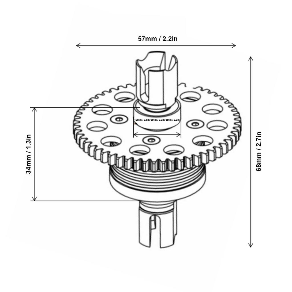 25DP M1 5mm RC Car Motor Gear 12T 13T 14T 15T Pinion Gear Set for 1/8 RC Remote Control Car