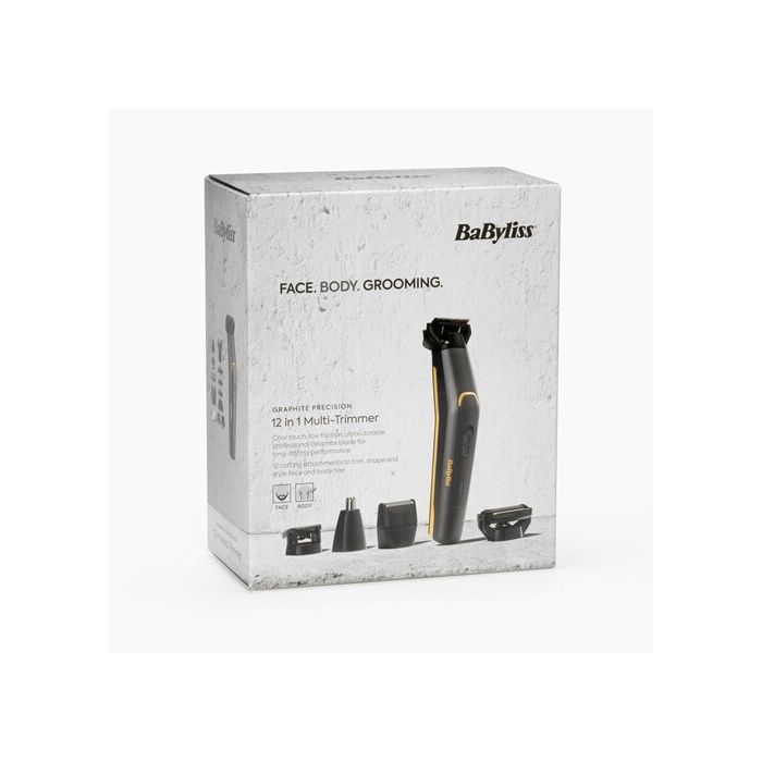 Erkek Tıraş Makinesi Babyliss MT987E Çok Amaçlı Tıraş Makinesi Graphite Precision 12'si 1 Arada