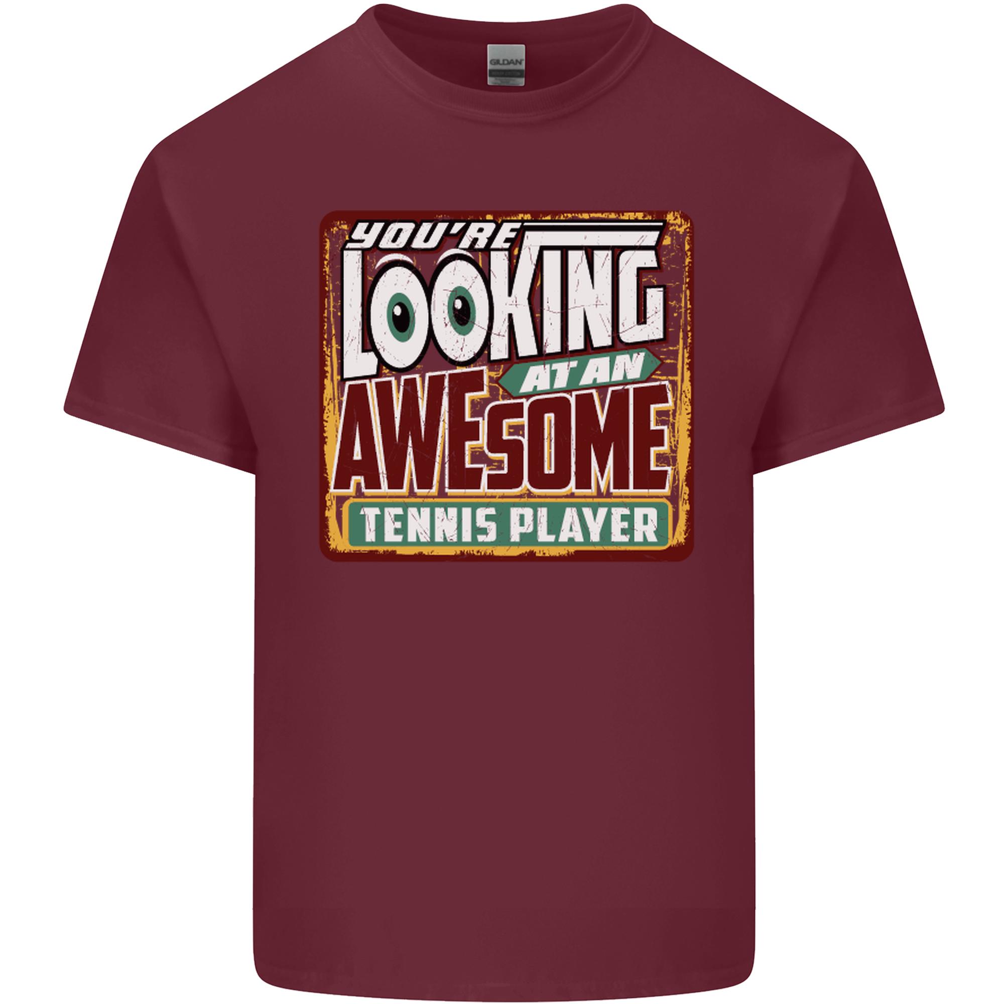 An Awesome Tennis Player Unisexs Light Cotton TShirt S