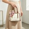 Exquisite Oriental Embroidery Daily Handbag For Middle Aged Ladies, Multi-purpose Top Handle Shoulder Crossbody Gift Bag