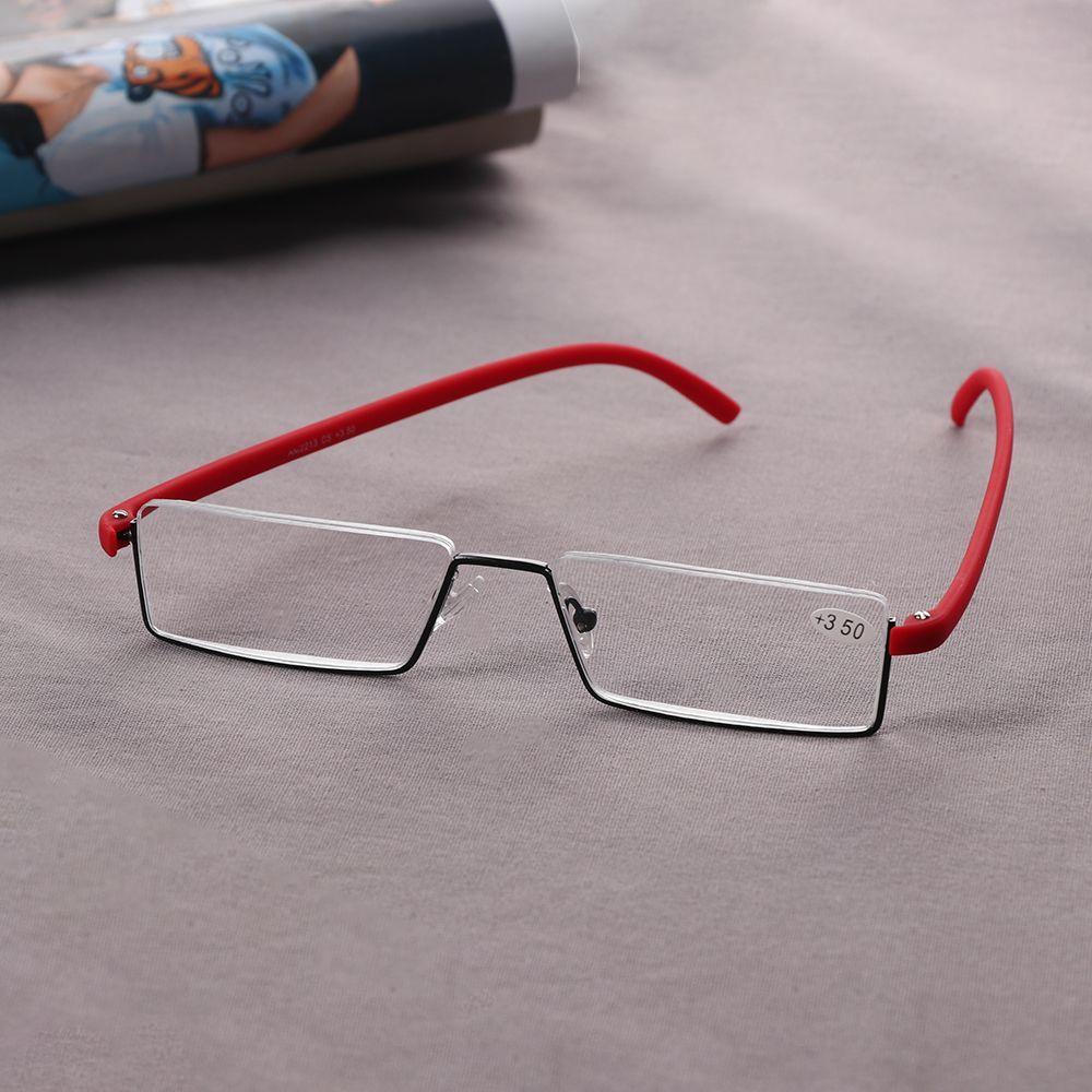Vision Care TR90 Ultralight Half Frame Reading Glasses Semi Rimless Reader Eyeglasses