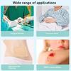 1 Pcs Foam Silicone Dressing With Border Adhesive Sterilized Waterproof Wound Dressing Plaster Bandage Home Travel First Aid